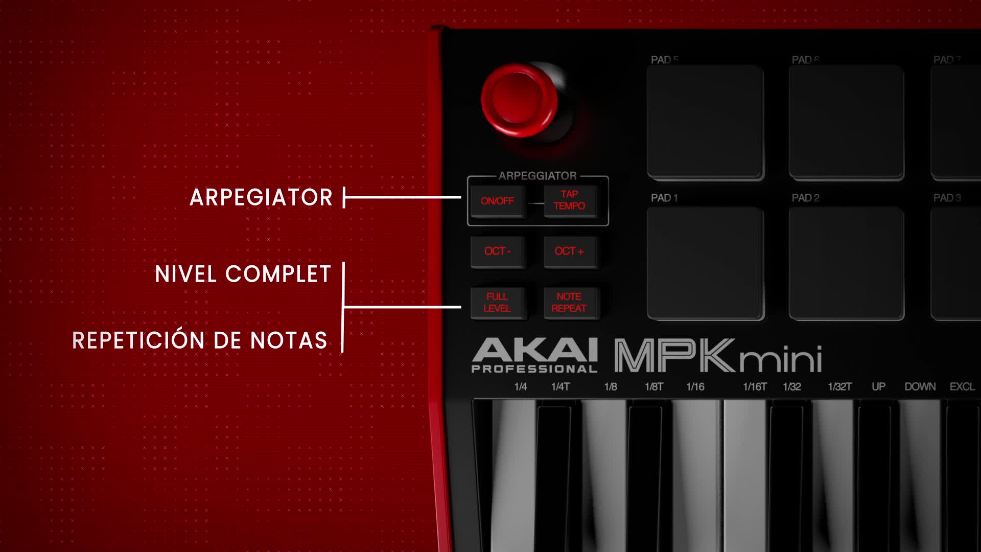 Akai Professional MPK Mini MK3 - Teclado Controlador MIDI USB de